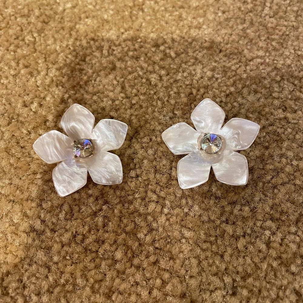 Target Sugarfix by Baublebar Diamond Flower Earrings